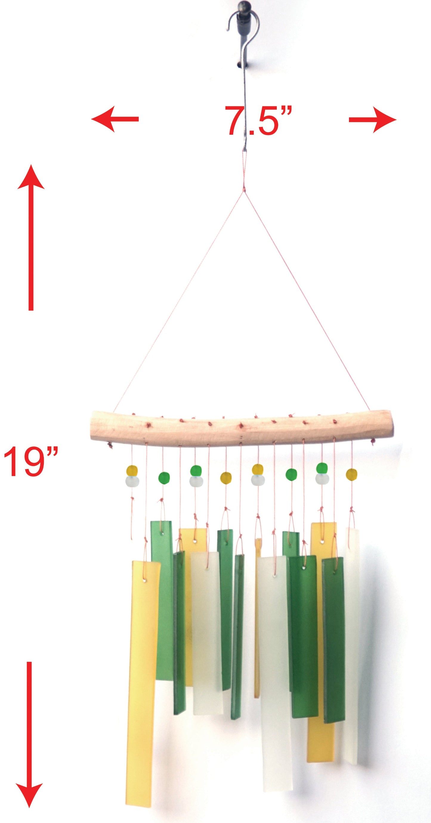 Recto, Margarita Sea Glass Wind Chime
