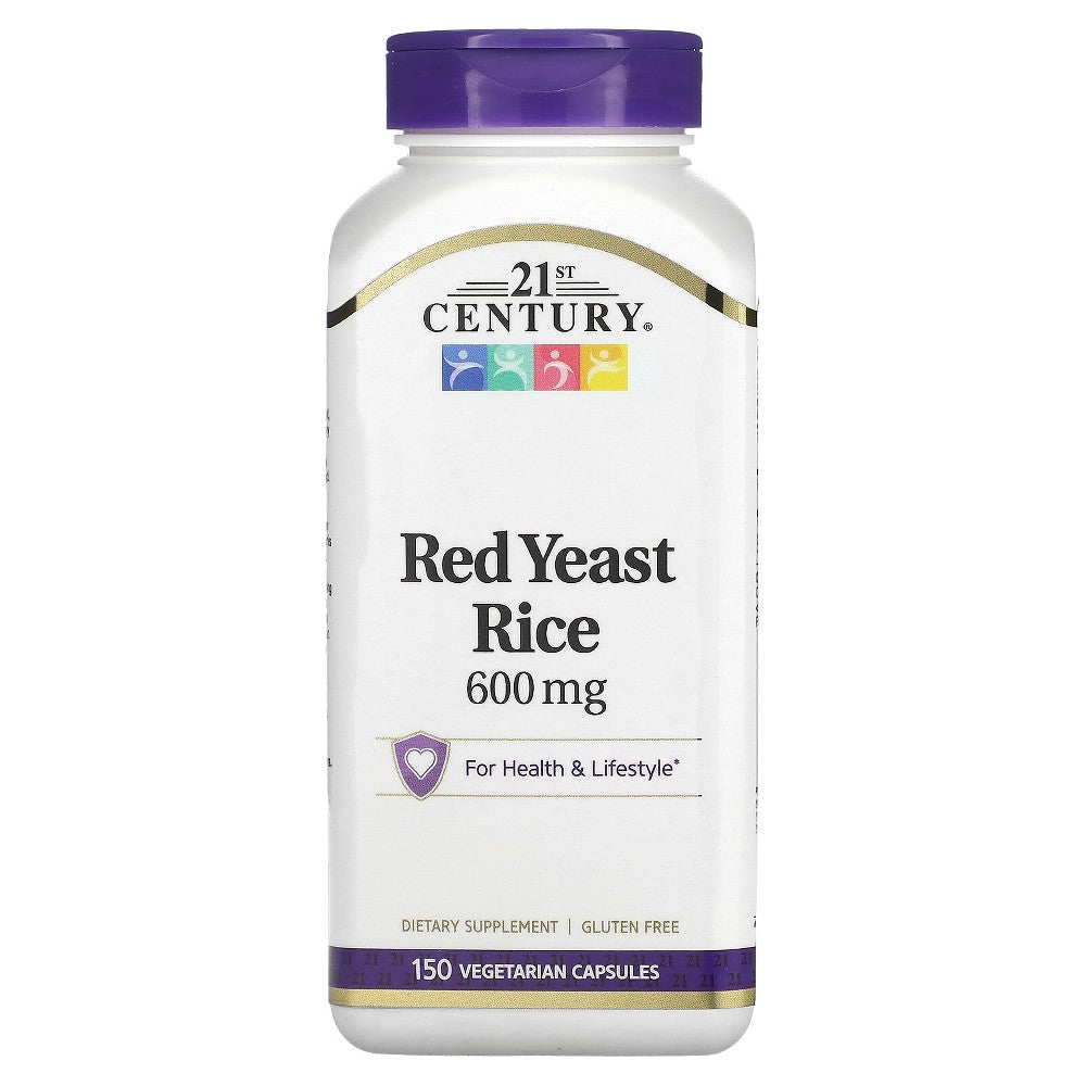 21st Century Red Yeast Rice Extract Vegetarian Capsules