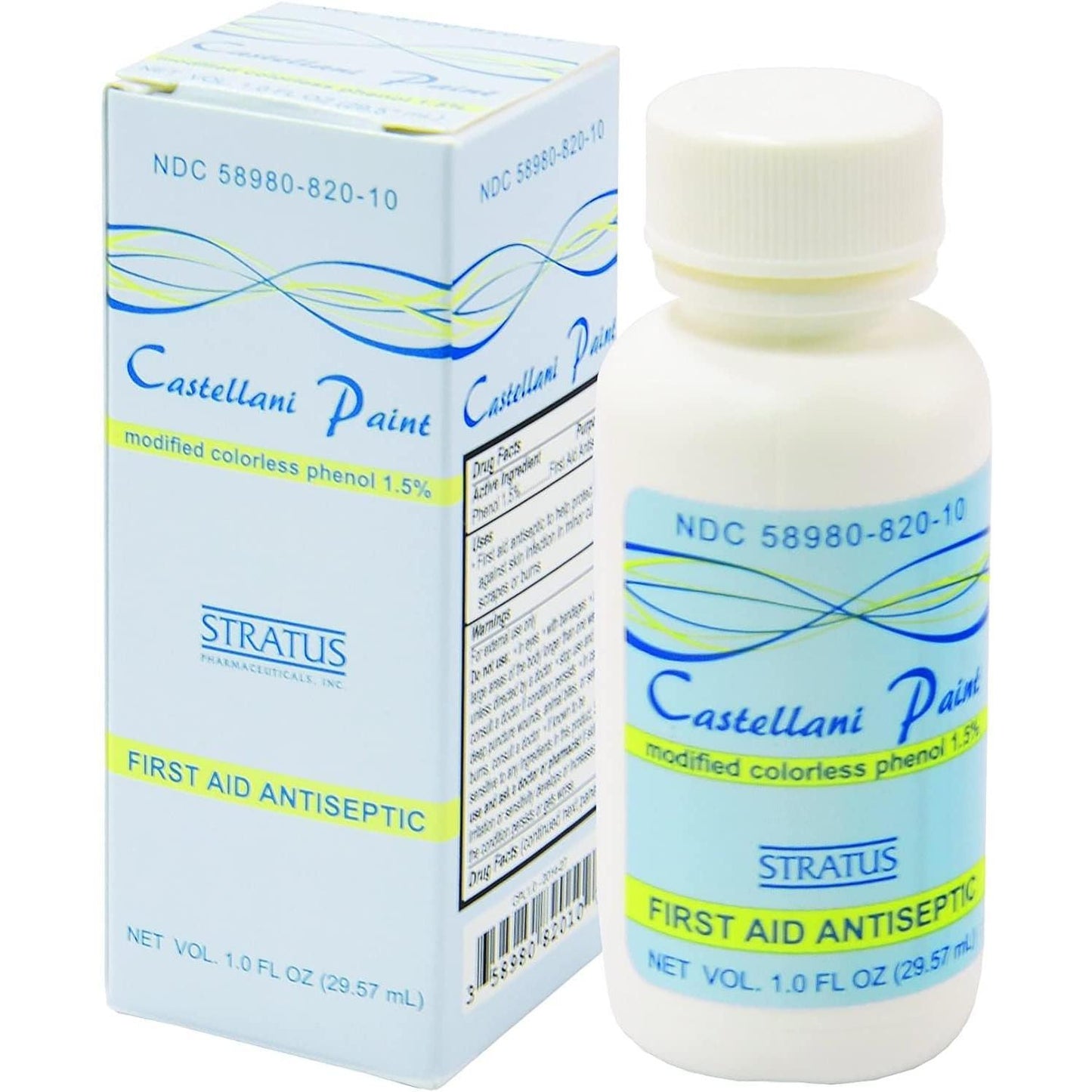 Stratus Pharmaceuticals Castellani Paint Antiseptic Colorless 1oz PHARMACY FRESH