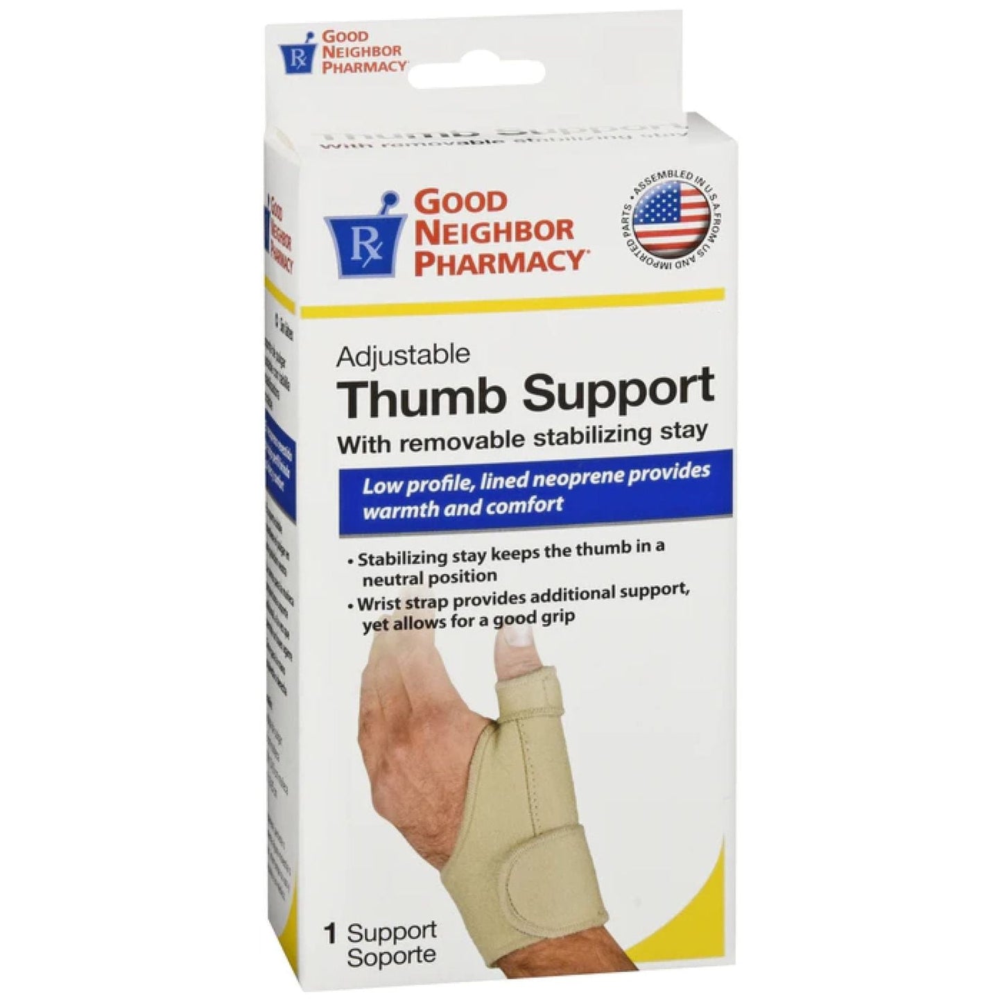 Good Neighbor Pharmacy GNP Thumb Support w/Stabilizing Stay LG/XL