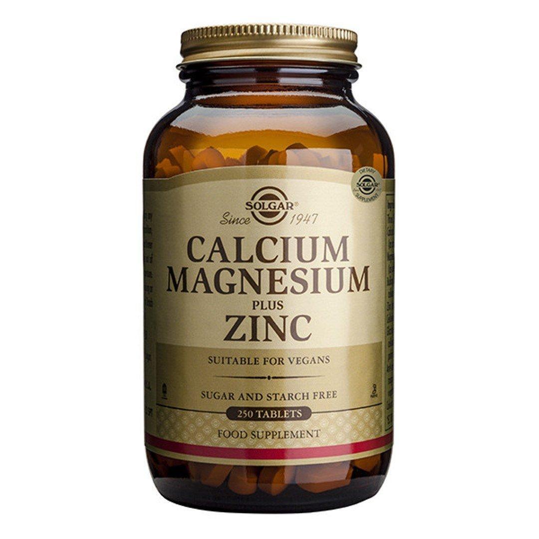 Solgar Calcium Magnesium Plus Zinc - 250 Tablets