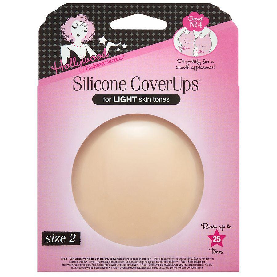 Hollywood Fashion Secrets Silicone CoverUps Light, Light
