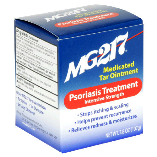 Mg217 Medicated Tar Ointment, Psoriasis Treatment, Intensive Strength, 3.8 Oz