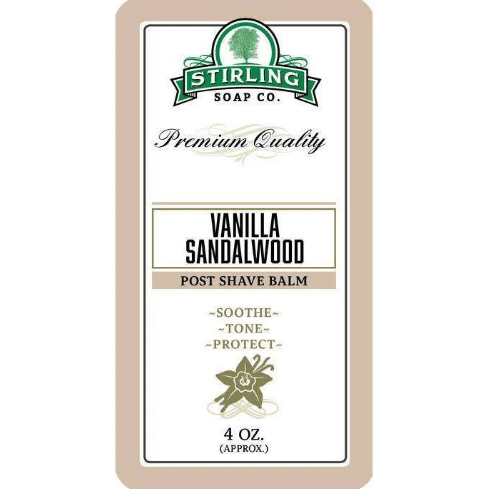 Stirling Soap Co. Vanilla Sandalwood Shaving Collection
