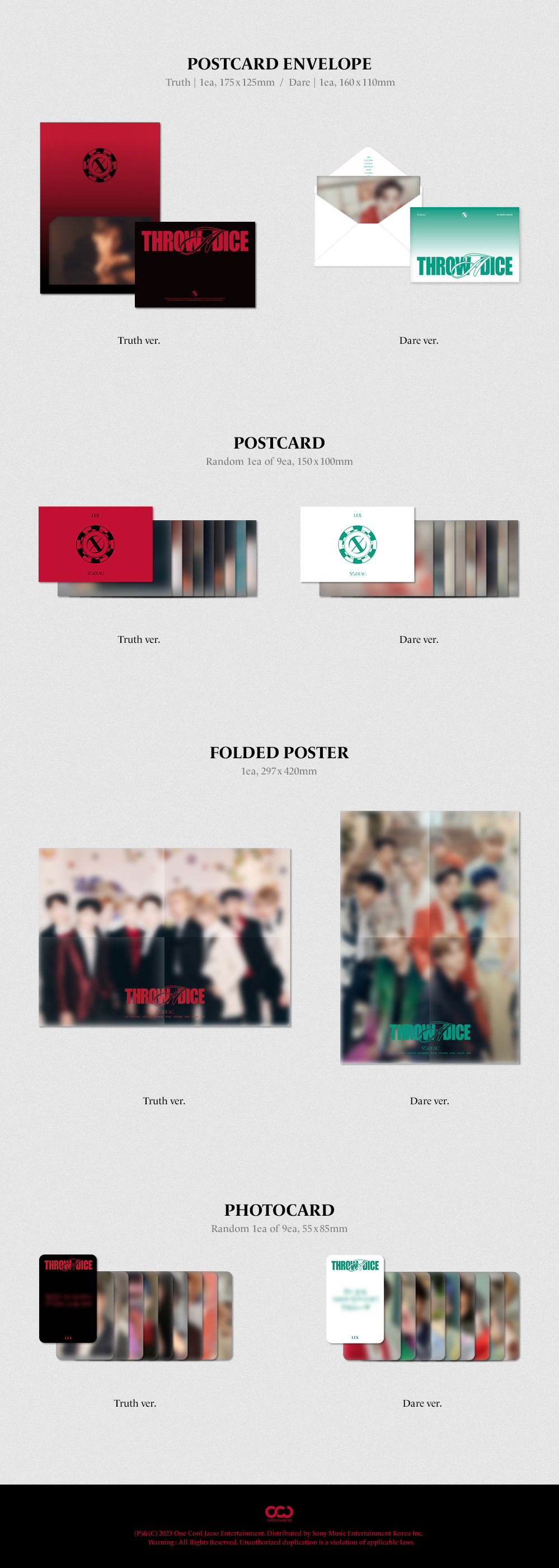 Xodiac 1st Mini Album - Throw A Dice