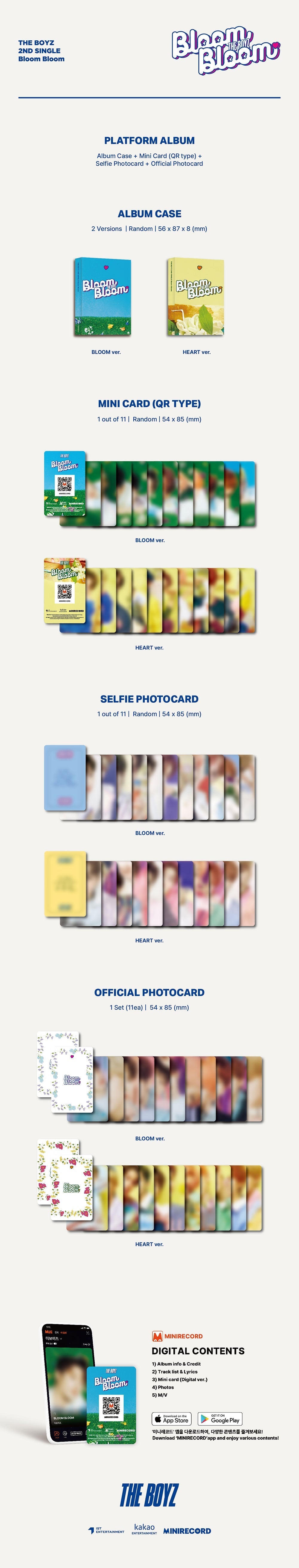 The Boyz 2nd Single Album - Bloom Bloom (Platform Ver.)