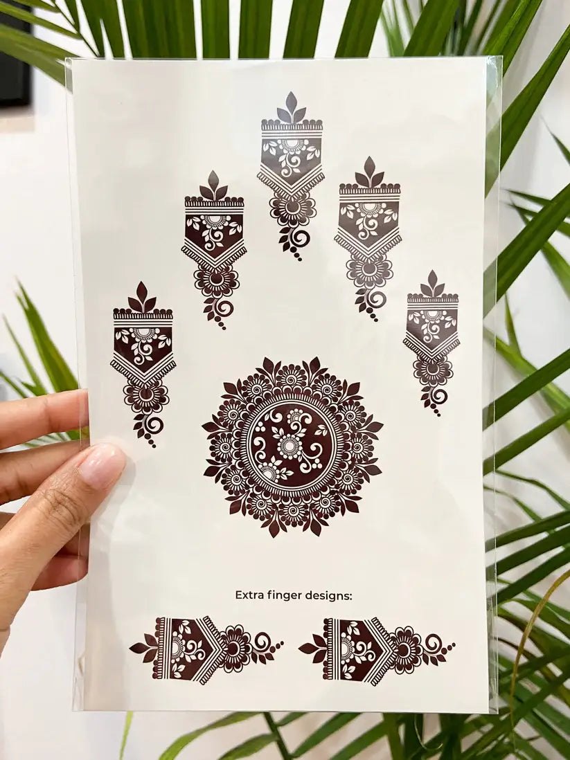Noor Henna Inspired Temporary Tattoos