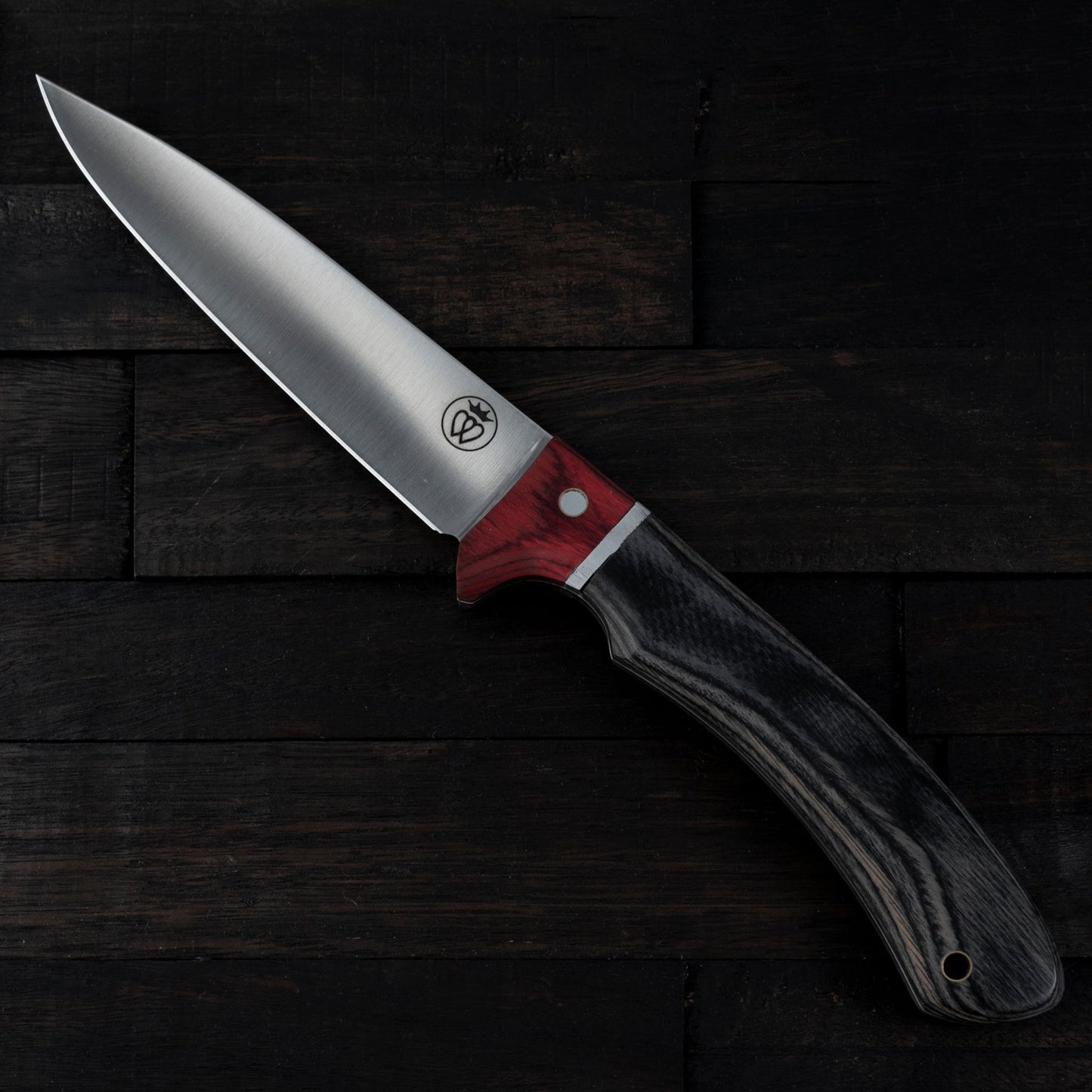 4 1/2 Inch Paring/Utility Knife | Extra-Large Handle | Premium Steel, Multipurpose Straight Edge, Spear Point