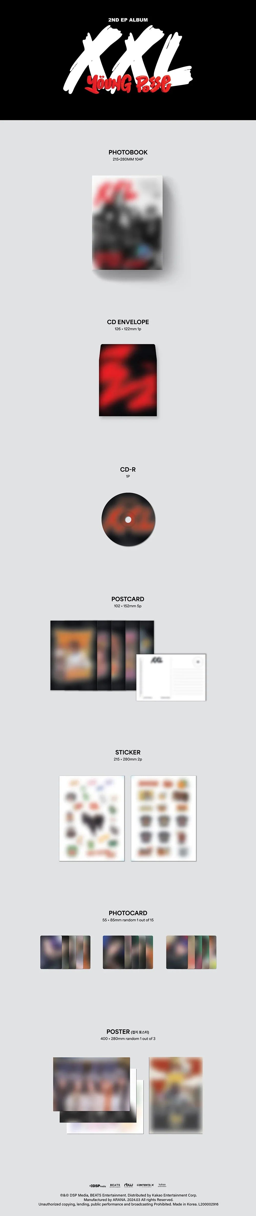 Young Posse 2nd Ep Album - XXL