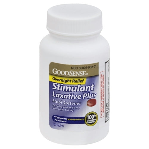 GoodSense Stool Softener Stimulant Laxative Plus Tablets