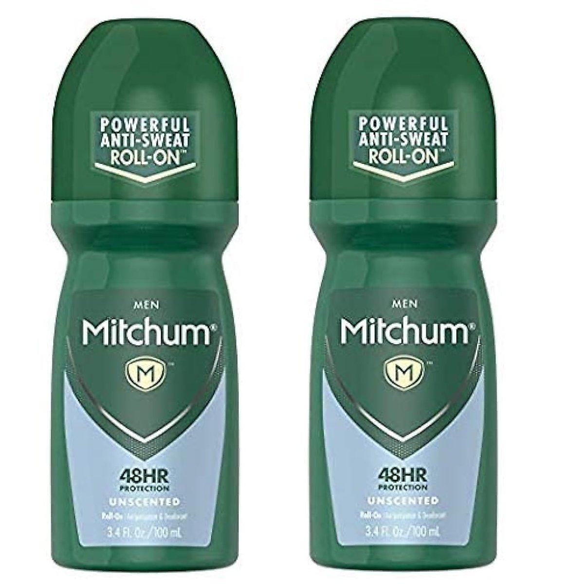 Mitchum Men Advanced Control Invisible Roll-On Antiperspirant & Deodorant 3.4 Fl Oz, Unscented