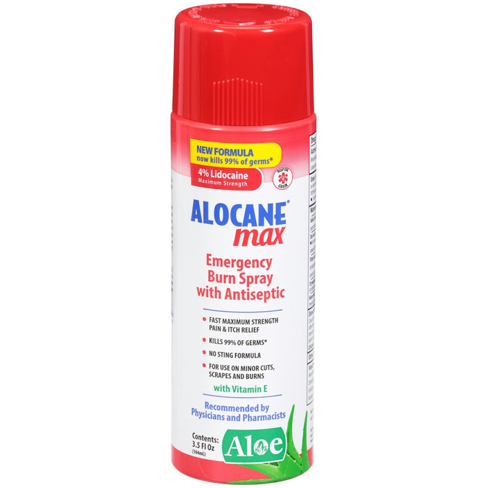 Alocane Maximum Strength Emergency Burn Spray, 3.5 Oz