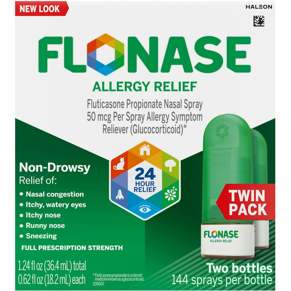 Flonase Allergy Relief Nasal Spray 72, 144, 288, 432 Sprays