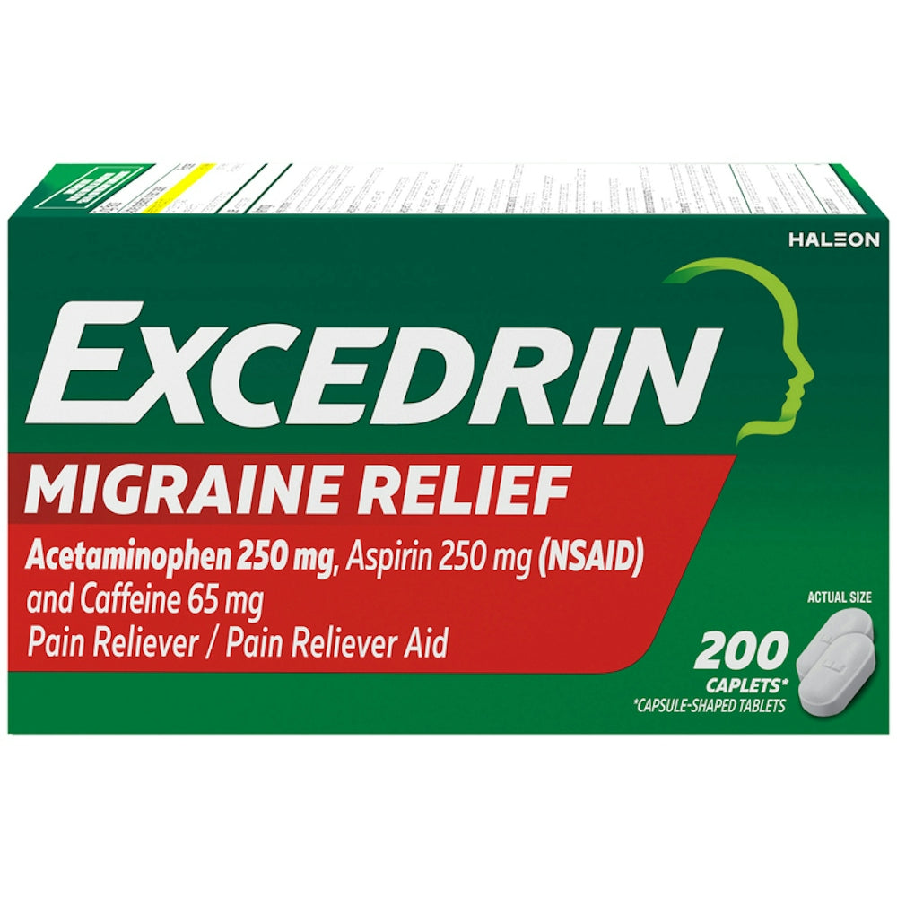 Excedrin Migraine Pain Relief 250 Mg Caplets