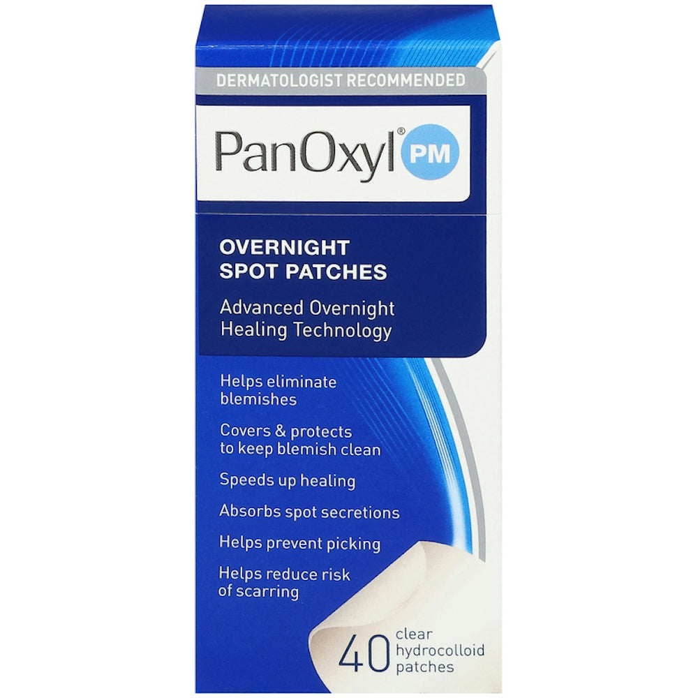 PanOxyl PM Overnight Spot Patches - Clear