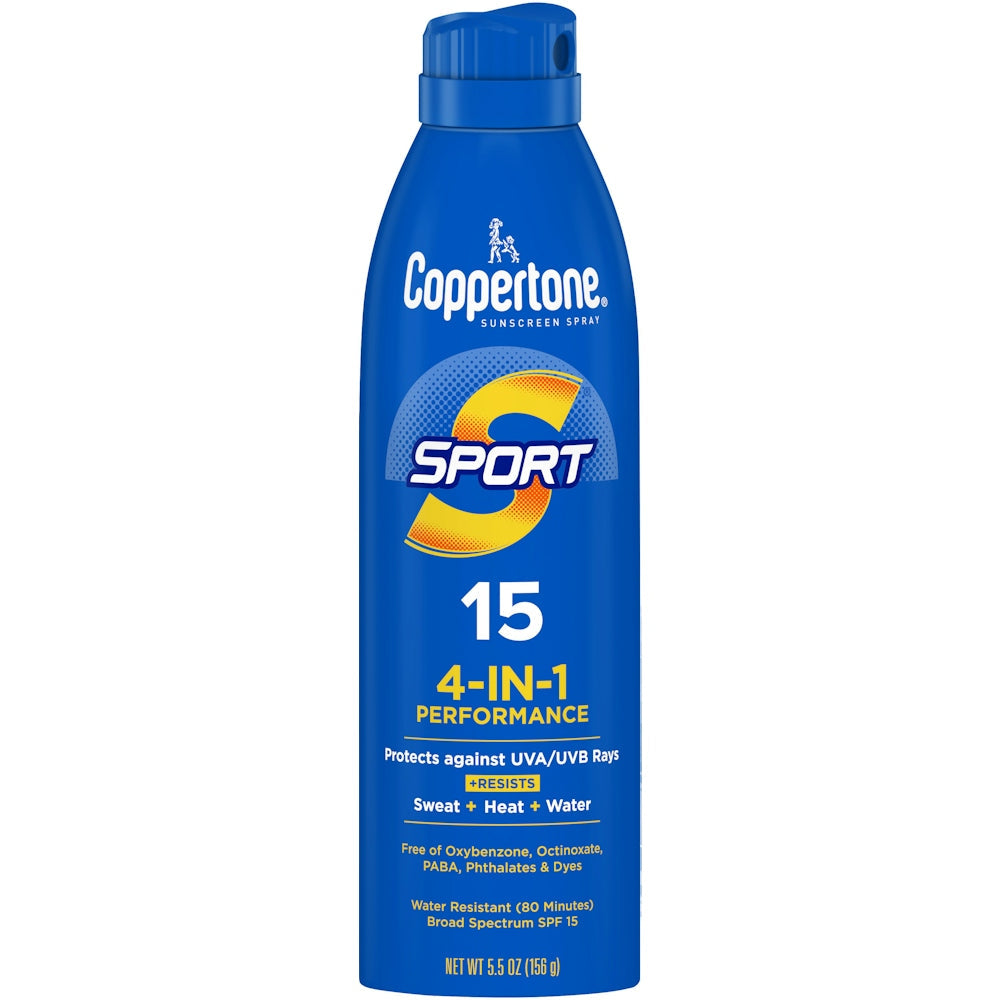 Coppertone Sport C Spray Spf15 5.5oz (new Upc) Aero