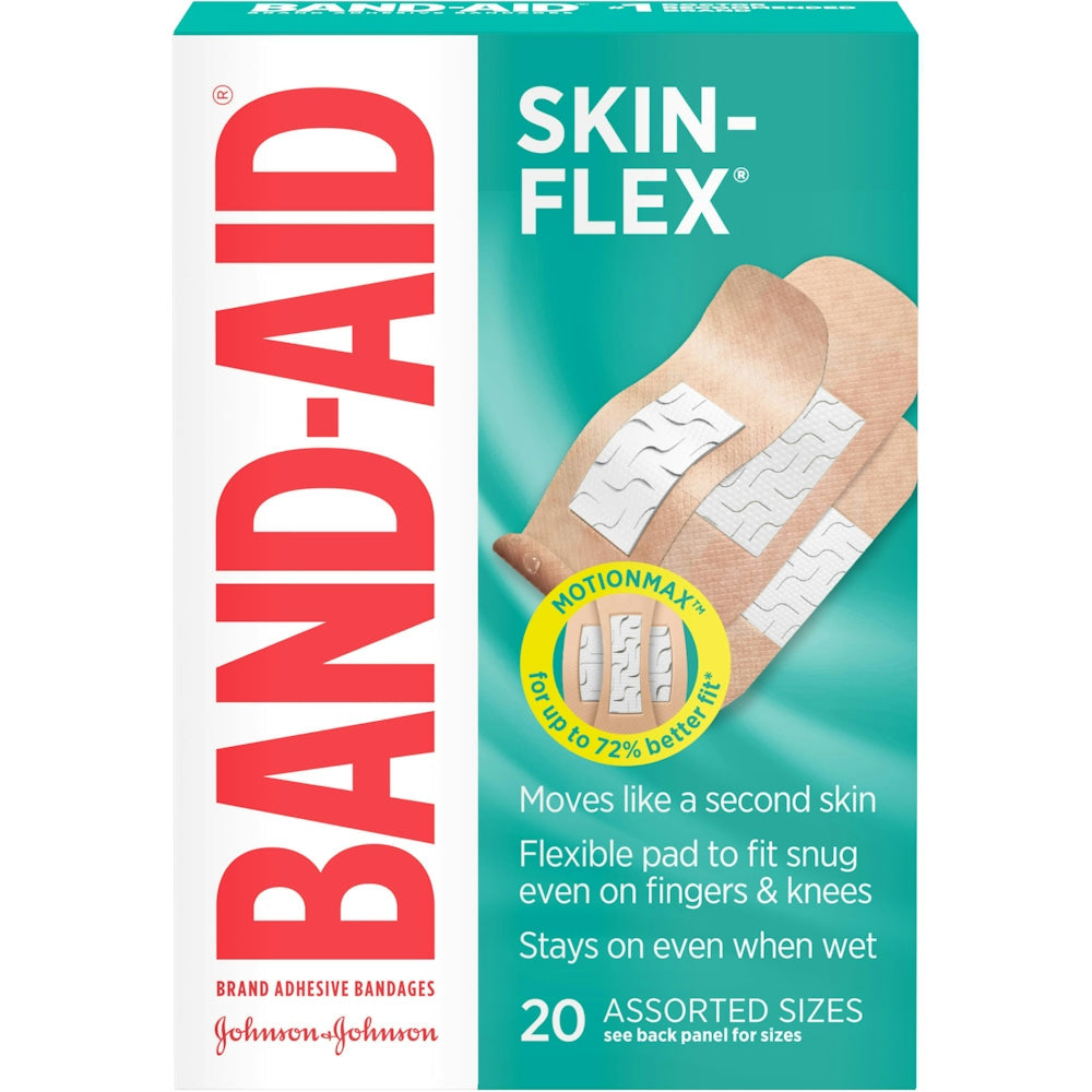 Band-Aid Brand Skin-Flex Adhesive Bandages Assorted Sizes
