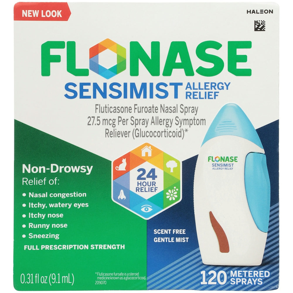 Flonase Allergy Relief, Full Prescription Strength, Non Drowsy, Nasal Spray 0.31 Fl Oz