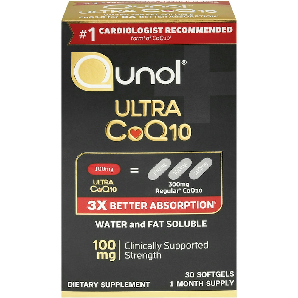 Qunol Ultra 100 Mg CoQ10 Dietary Supplement Softgels