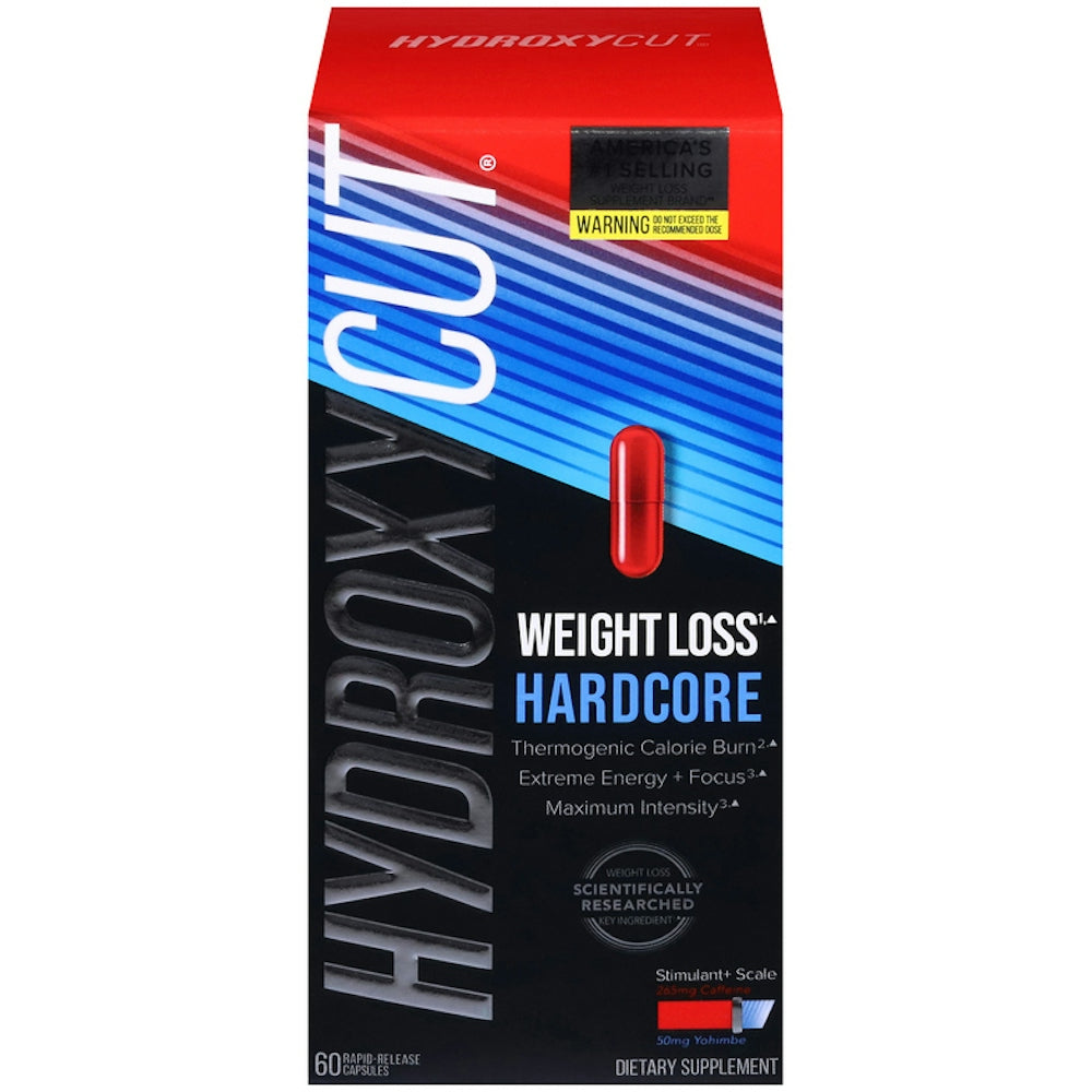 Hydroxycut Hardcore Weight Loss Supplement, Rapid Release Capsules