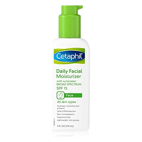 Cetaphil Fragrance Free Daily Facial Moisturizer SPF 15 4oz