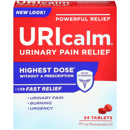 Uricalm Max Highest Dose Urinary Pain Relief Tablets