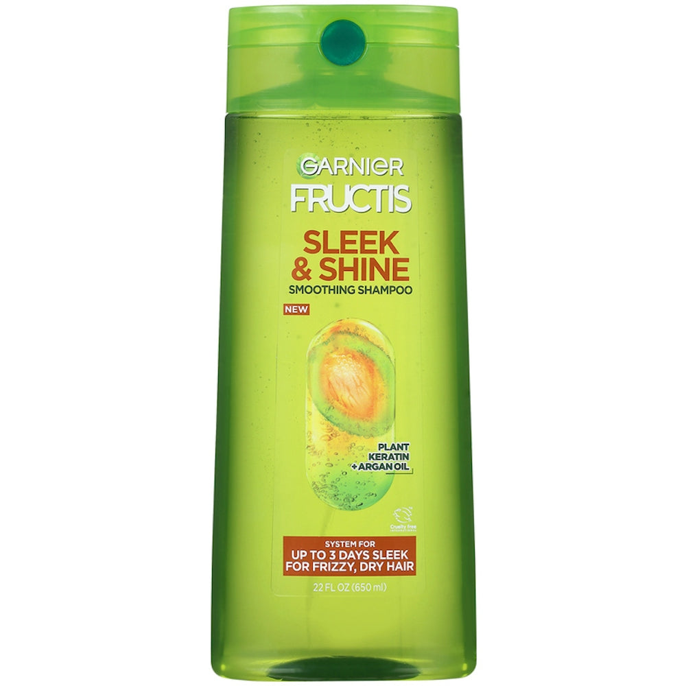Fructis Garnier Sleek & Shine Shampoo For Frizzy, Dry, Unmanageable Hair - 22 Fl Oz