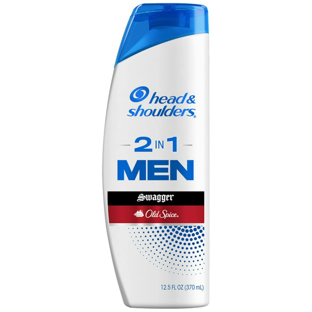 Head & Shoulders Men Swagger Old Spice 2 In 1 Dandruff Shampoo Conditioner 12.5 Fl Oz