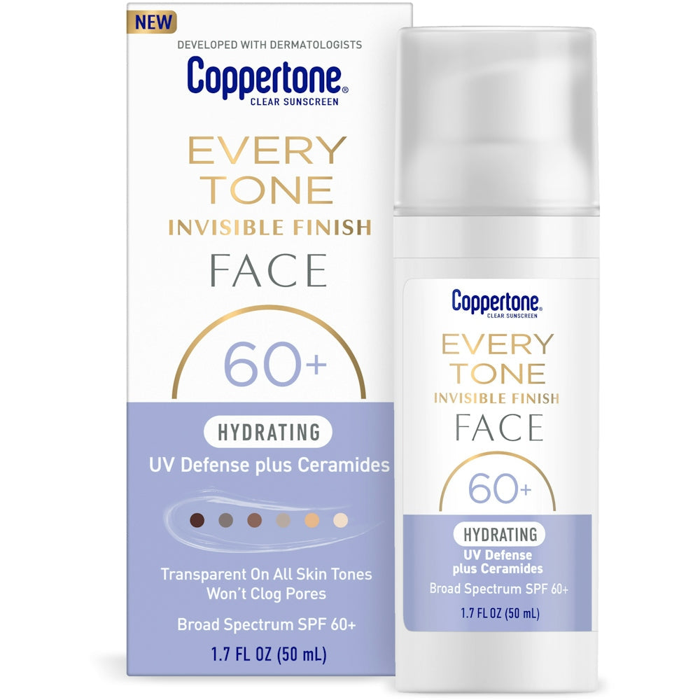 Coppertone Sunscreen, Hydrating, Broad Spectrum Spf 60+ 1.7 Fl Oz