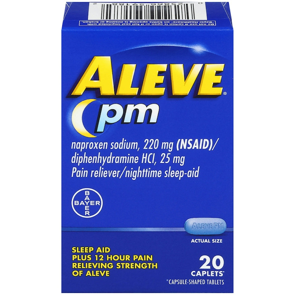 Aleve Pain Reliever/Nighttime Sleep Aid, Pm, Caplets