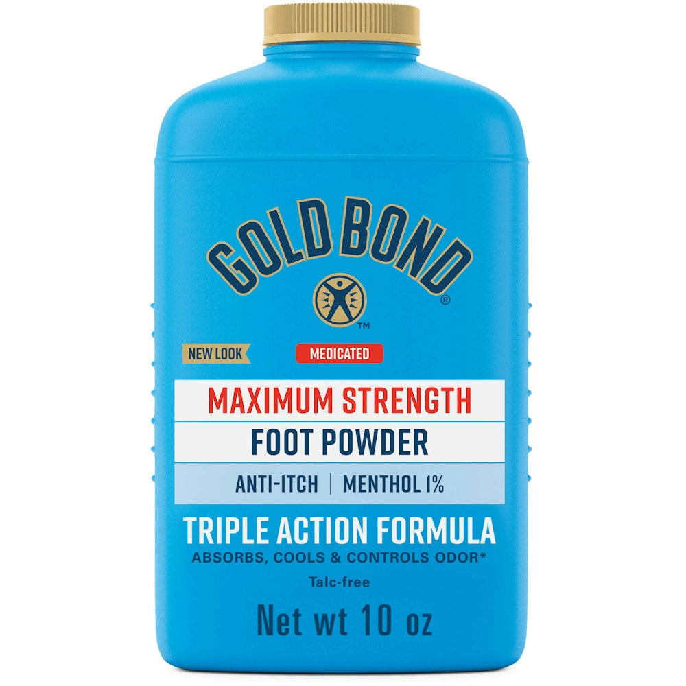 Gold Bond Foot Powder, Maximum Strength, Medicated 10 Oz