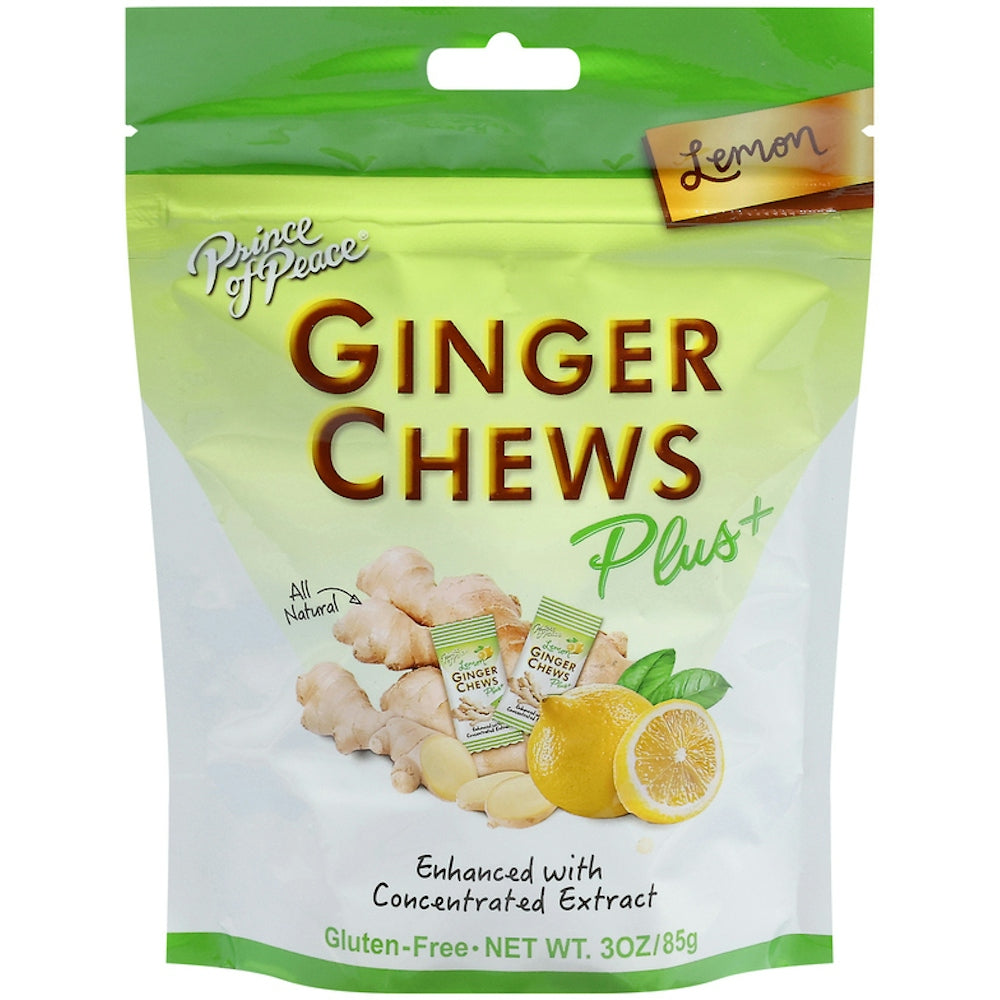 Prince Of Peace Ginger Chews Plus - Lemon