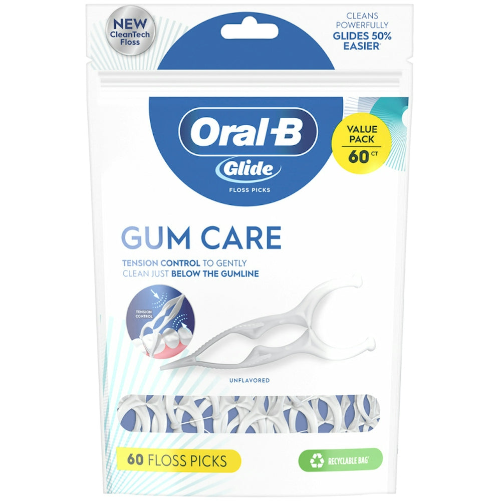 Oral-B® Glide® Gum Care Floss Pick, 60 EA