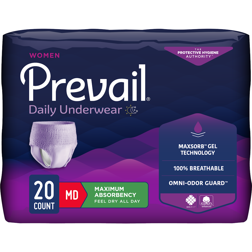Prevail Underwear, Maximum Absorbency, Small/Medium, For Women