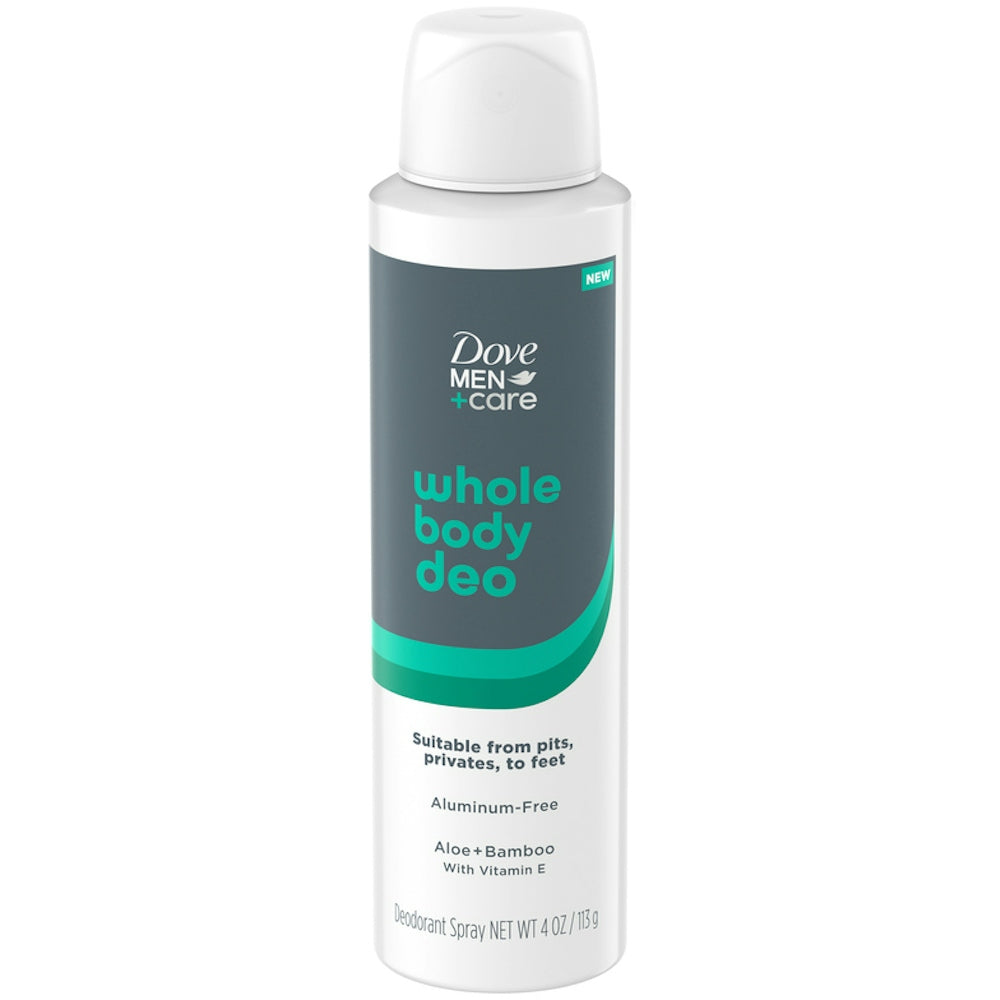 Dove Men+Care Aloe & Bamboo Whole Body Deodorant Spray - 4oz