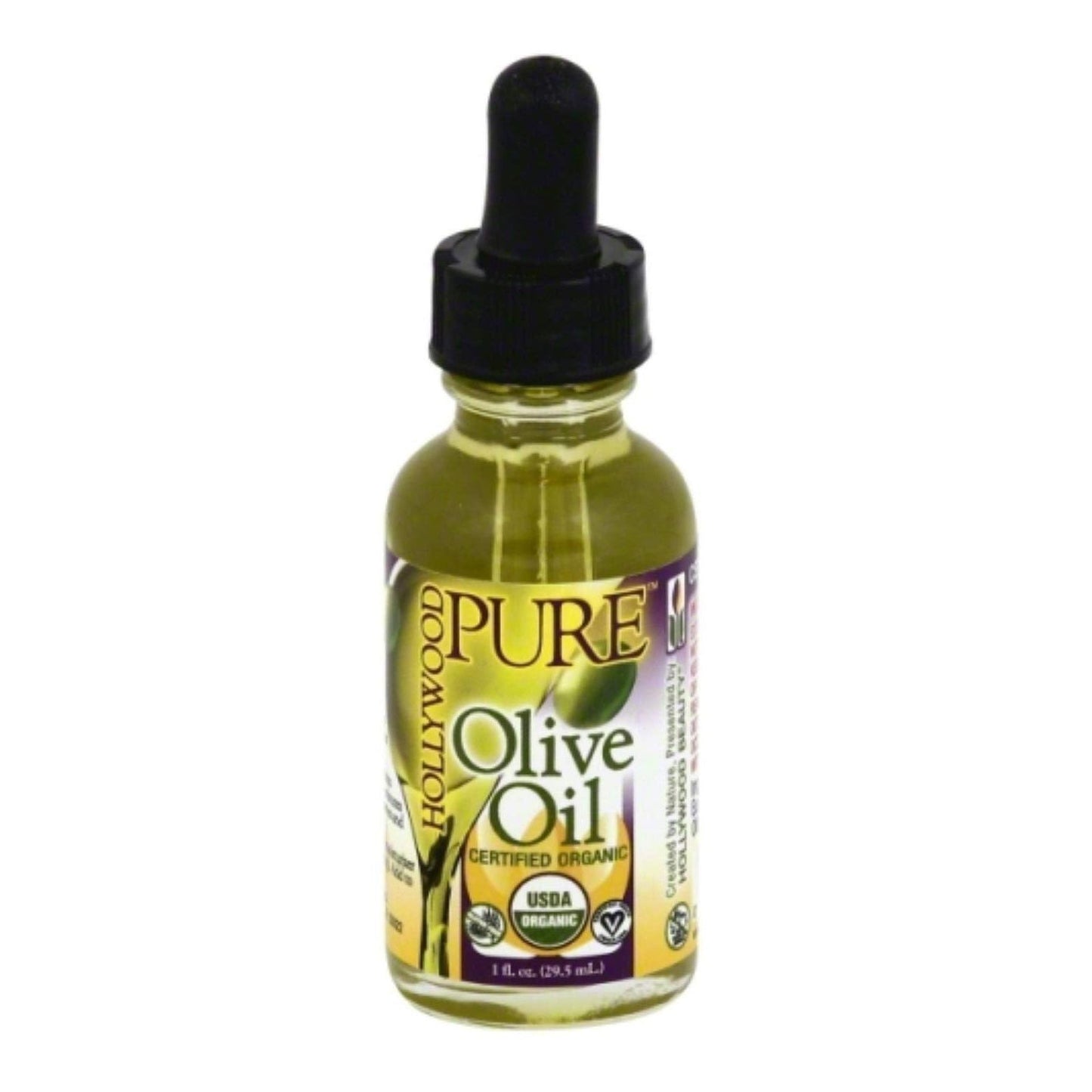 Hollywood Beauty Pure Olive Oil 1 Oz