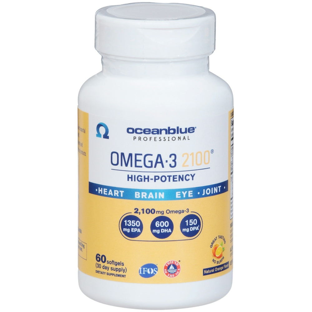 Oceanblue Omega-3, Softgels, Natural Orange Flavor
