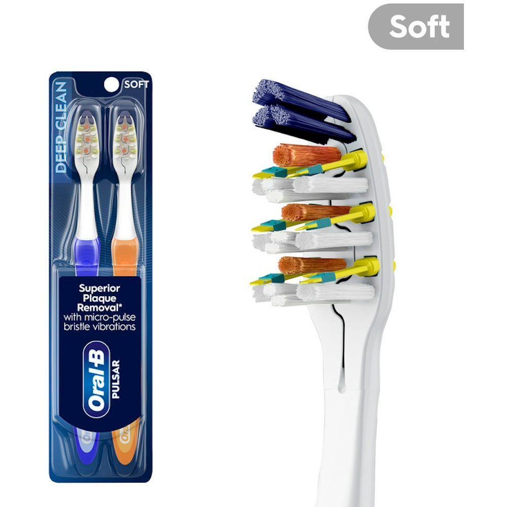 Oral-B Pulsar Expert Clean Battery Powered Toothbrush Soft Bristles