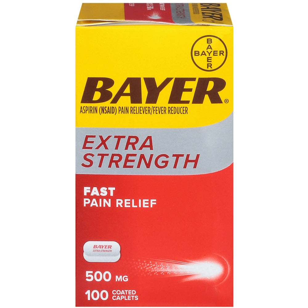 Bayer Fast Pain Relief, Extra Strength, 500 Mg, Coated Caplets
