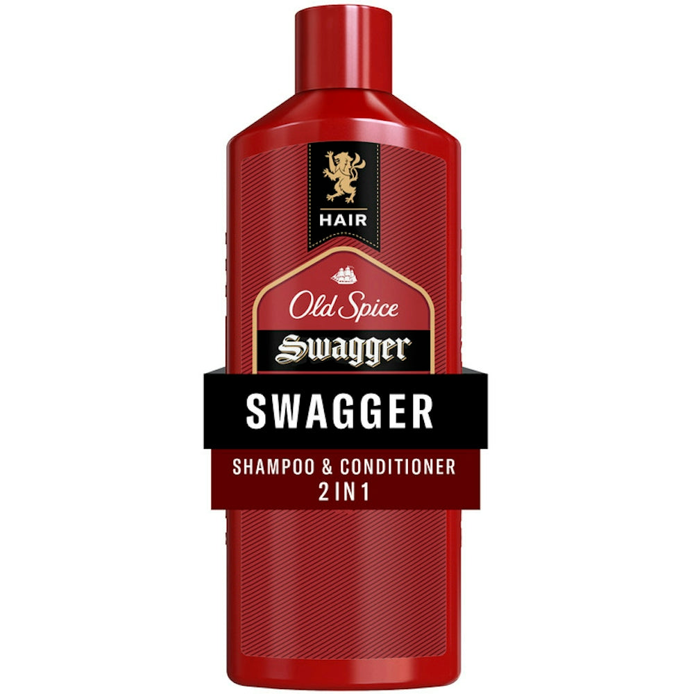 Old Spice Swagger 2in1 Shampoo & Conditioner For Men, 13.5 Fl Oz