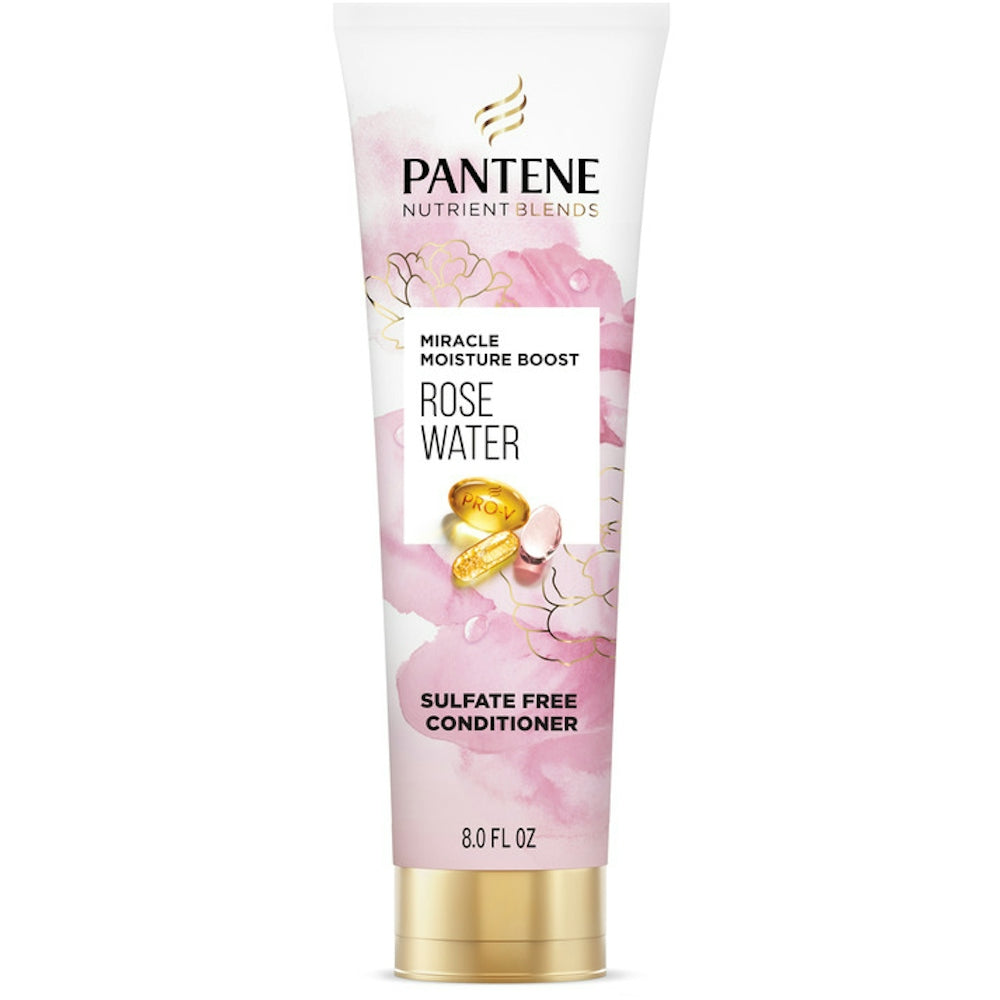 Pantene Sulfate Free Rose Water Conditioner With Miracle Moisture Boost, Nutrient Blends