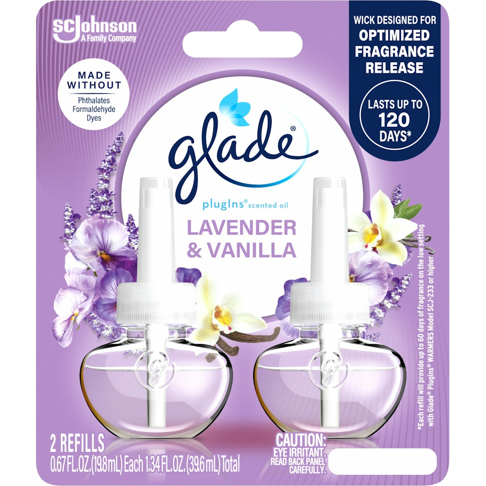 Glade PlugIns Lavender & Vanilla Scented Oil Refills