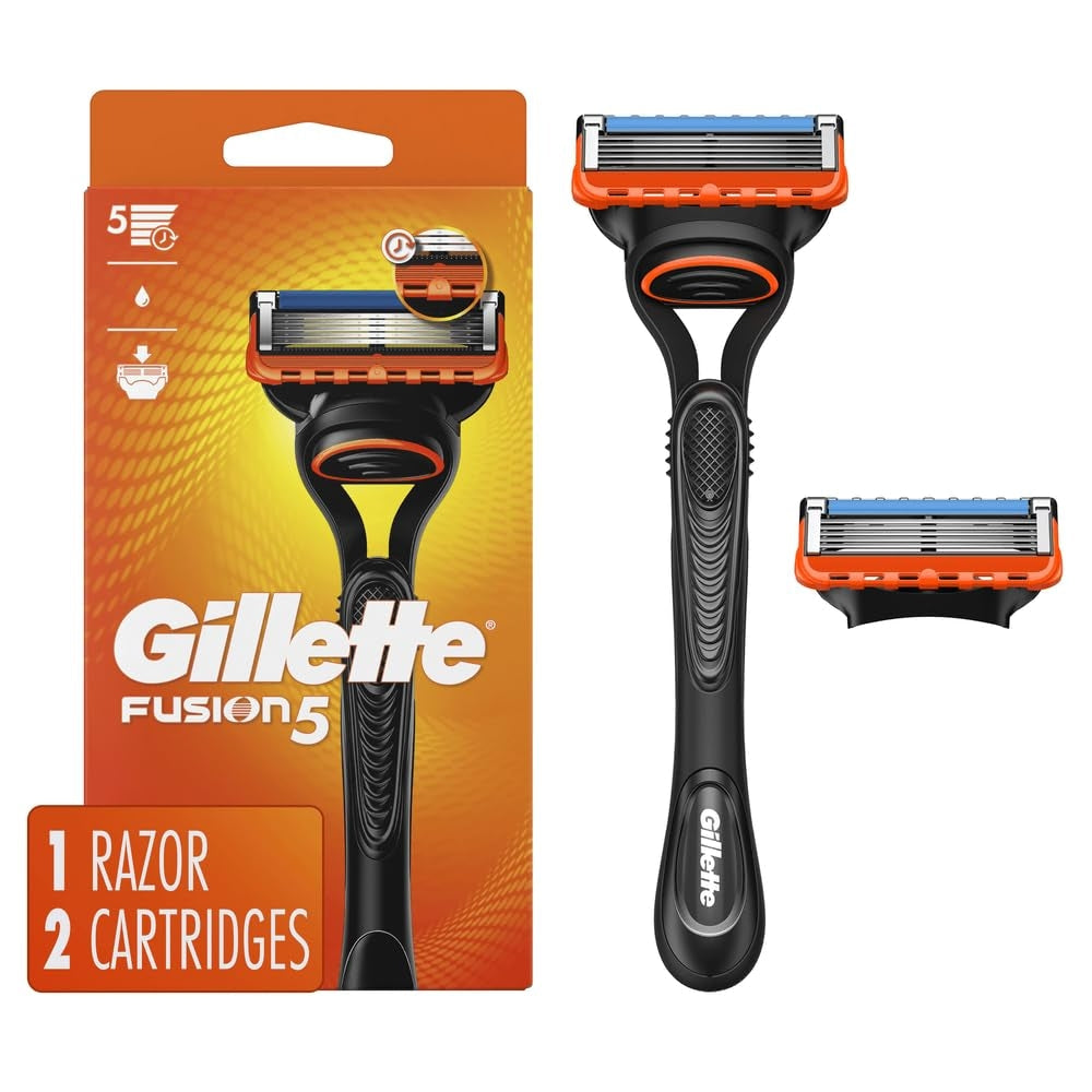 Gillette New) Fusion 5 Men's Razor Blade Refills - 2 Razors Blades