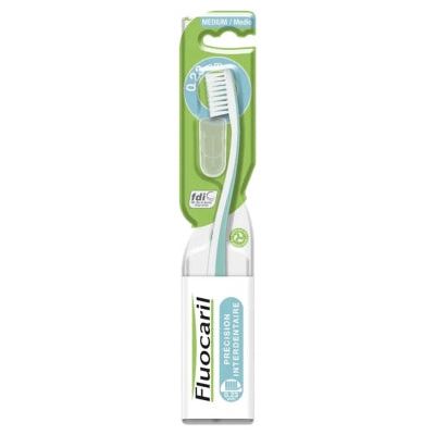 Fluocaril Interdental Precision Toothbrush Medium - Colour: Water Green
