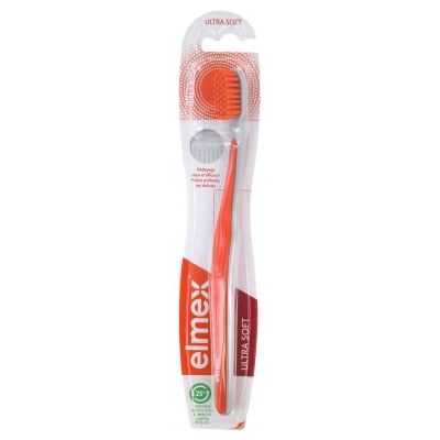 Elmex Ultra Soft Toothbrush - Colour: Orange