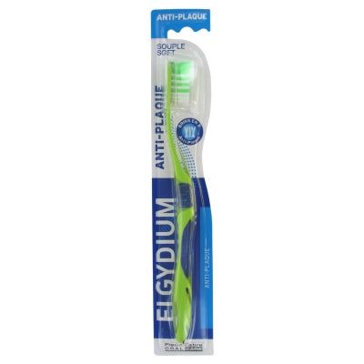 Elgydium Supple Anti-Plaque Toothbrush - Colour: Green