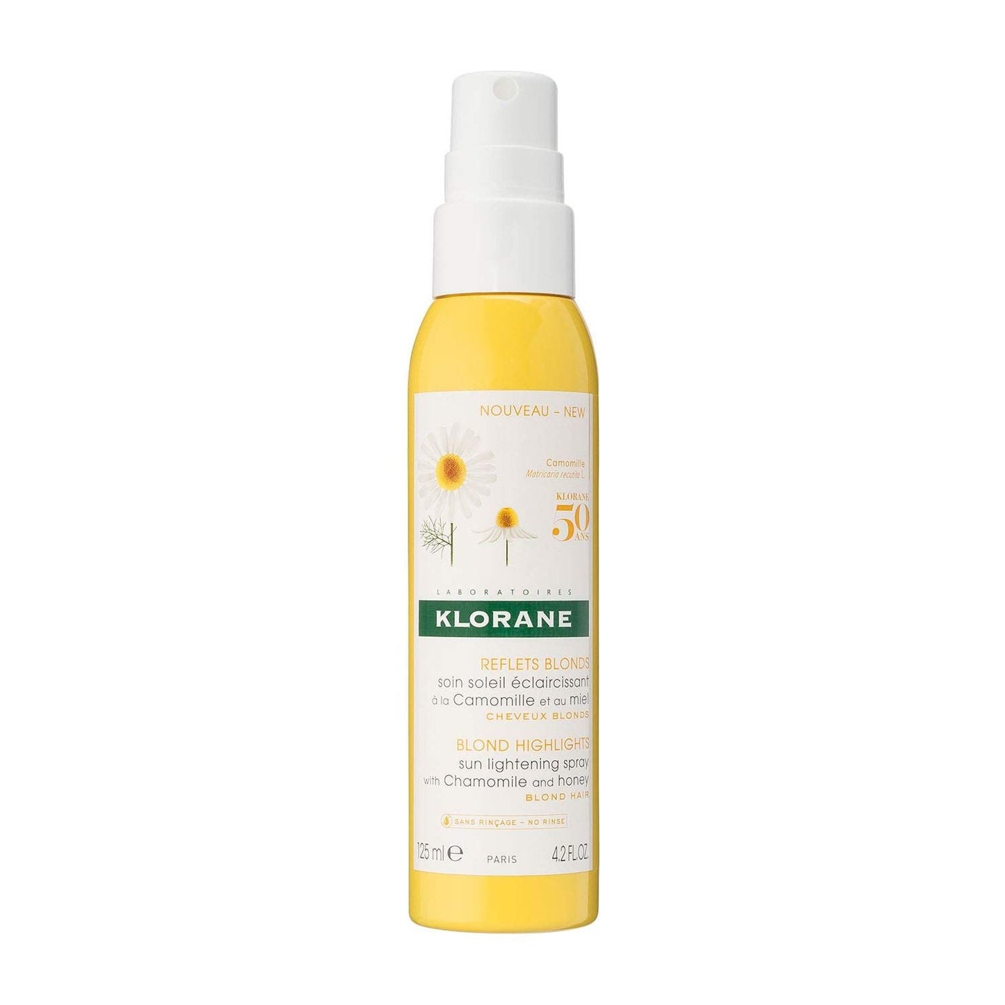 Klorane Sun Lightening Spray with Chamomile and Honey 125ml