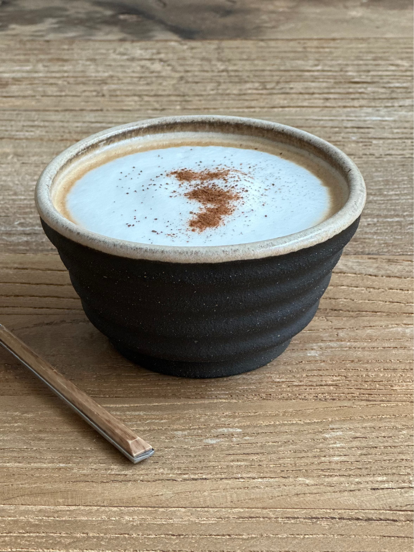 Handmade TEA CUP/BOWL 6oz / Color: Chocolate