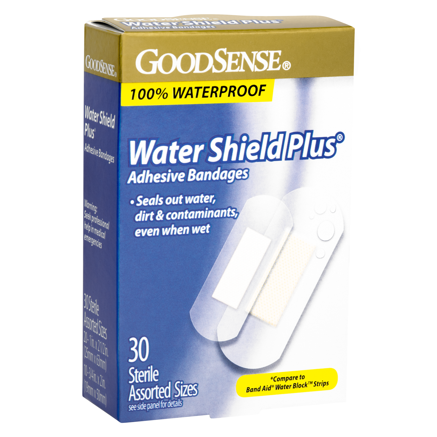 GoodSense Water Shield Plus Adhesive Assorted Sizes