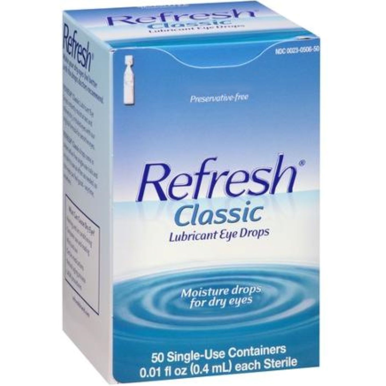Refresh Classic Lubricant Eye Drops Single-Use Containers